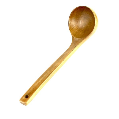 Wooden Ladle 29cm Bowl 8cm