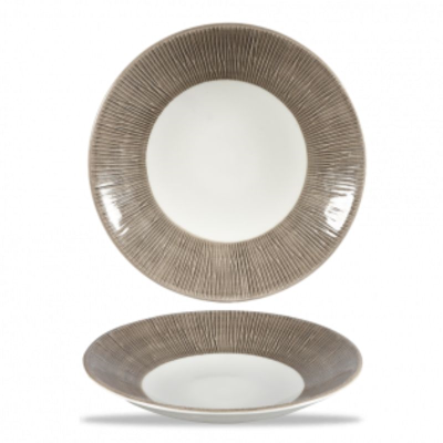 Churchill Bamboo Spinwash Dusk Deep Coupe Plate 9.88" (Pack 12)