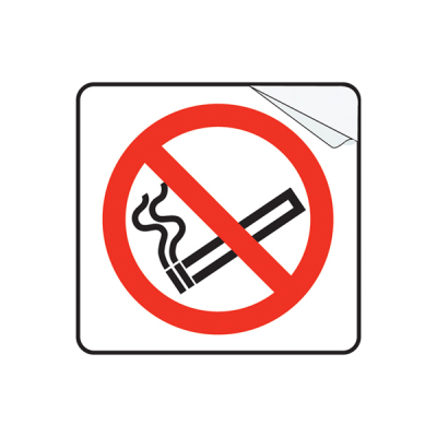 Self Adhesive No Smoking Symbol Sign