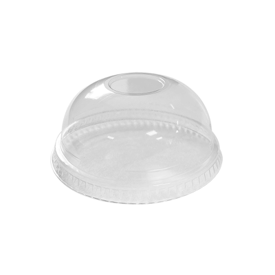 Clear PET Lid For Ice Cream Bowl 6/8/10oz WITHOUT HOLE (Pack 100)