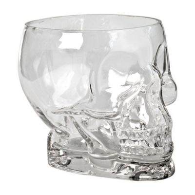 Large Glass Tiki Skull 53oz / 1.5L