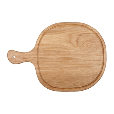 Art De Cuisine Wooden Round Handled Board 18.2"x12.8"x0.8" (Pack 4)