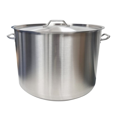 Professional Stainless Steel Casserole & Lid 60cm, 113 Litres