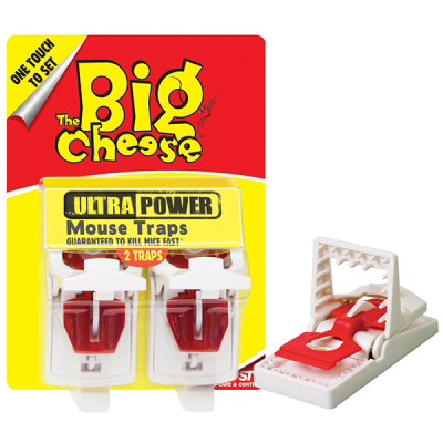The Big Cheese Ultra Power Mouse Traps - Twinpack