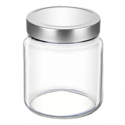 Glass Jar with Metal Lid 1 Litre
