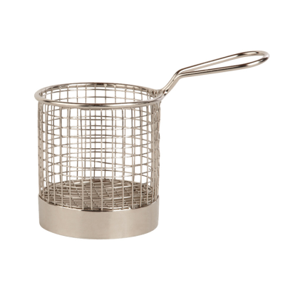 Serving 18/10 Stainless Steel  Service Basket 9x9cm