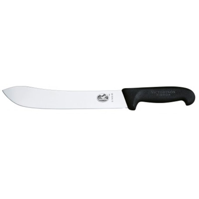 Victorinox Fibrox Handle Butchers Steak Knife with Wide Tip 36cm