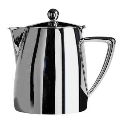 Art Deco 17oz / 0.5L Teapot 18/10 Premium Stainless Steel