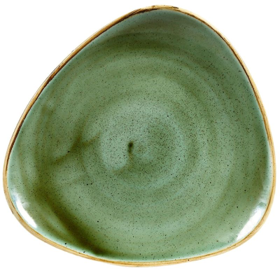 Churchill Stonecast Samphire Green Lotus Plate 9" (Pack 12)