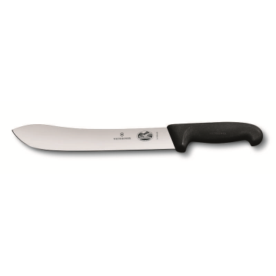 Victorinox Fibrox Handle Butchers Steak Knife with Wide Tip 25cm