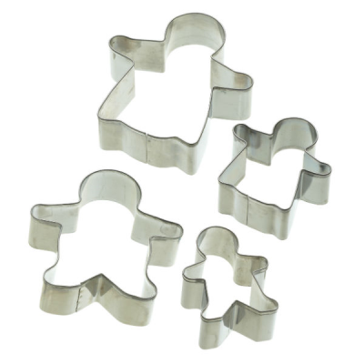 Lets Make Set of 4 Gingerbread Cookie Cutters
