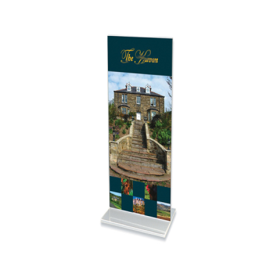A4 1/3 Double Sided Menu Holder 49 x 297mm
