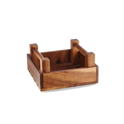 Art De Cuisine Wooden Square Crate 7"x7"x3" (Pack 4)
