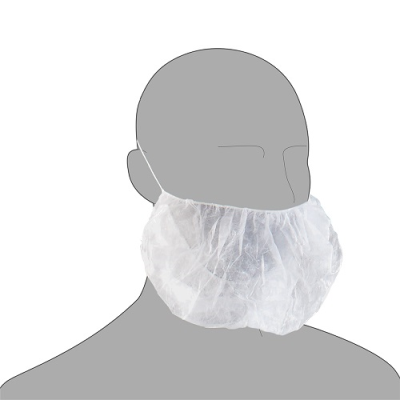Beard Mask White (Pack 100)