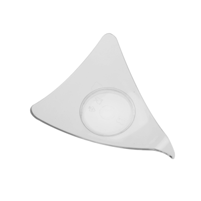 Fingerfood Clear Plastic Disposable Dessert Triangle Bowl 9.5x9.5x7.7cm (Pack 224)