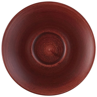 Churchill Stonecast Patina Red Rust Cappuccino Saucer 6.25" (Pack 12)