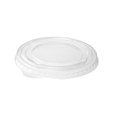 Gourmet Clear Plastic Flat Lid with Flap CL95  (Pack 100)