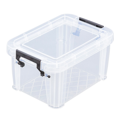 Whitefurze 0.5 Litre Allstore Storage Box with Silver Clamp
