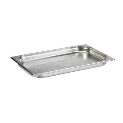 Gastronorm Pan Stainless Steel 1/1 20mm Deep Perforated