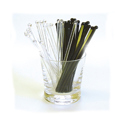 Flat Ball Stirrers 6" Clear (Pack 1000)