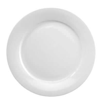 Art De Cuisine Menu Porcelain Mid Rim Dinner Plate 10" (Pack 6)