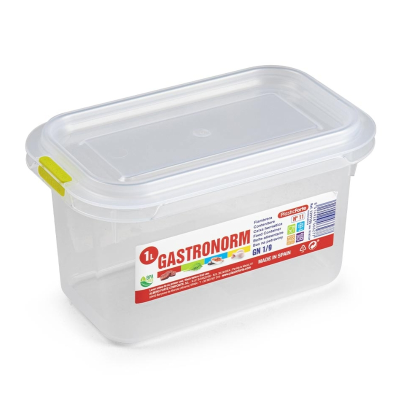 Plasticforte Gastronorm 1/9 Food Storage Container & Lid 1 Litre