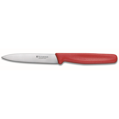 Victorinox Polypropylene Paring Knife with Pointed Tip in Red 10cm
