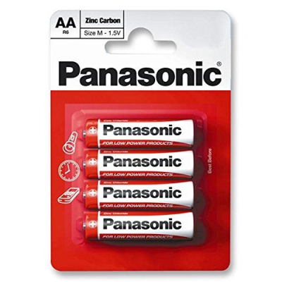 Panasonic Zinc Batteries AA (Pack 4)