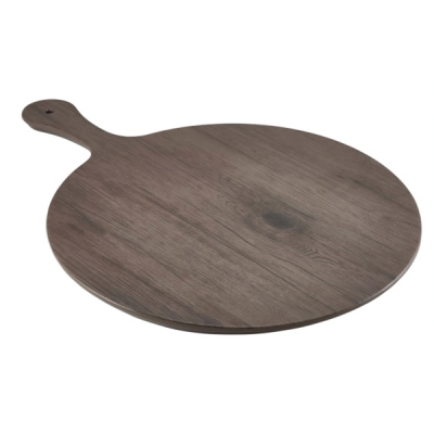 Wood Effect Melamine Paddle Board Round D14" L21"