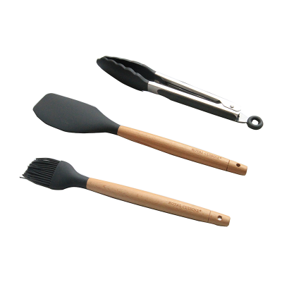 Royal Cuisine Silicone Kitchen Tool Set Grey