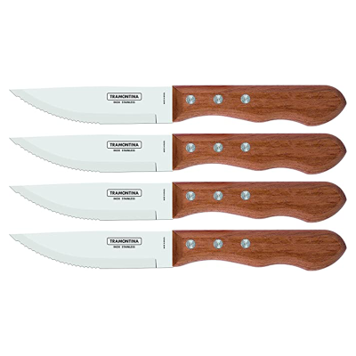 Tramontina Jumbo Steak Knife Set (Pack 4)
