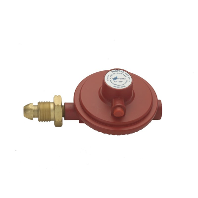 Propane / LPG Regulator, 37mbar, 4kg/h with  8mm Hose Nozzle Fitted R700E