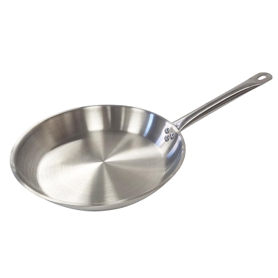 Professional Stainless Steel Frying Pan 12", 30cm