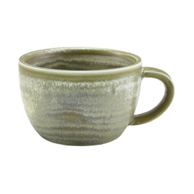 Genware Terra Porcelain Matt Grey Coffee Cup 28.5cl/10oz