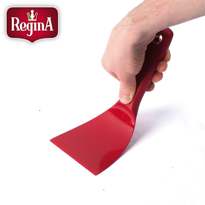 Regina Red Plastic Flexible Scraper 14 x 28.5cm