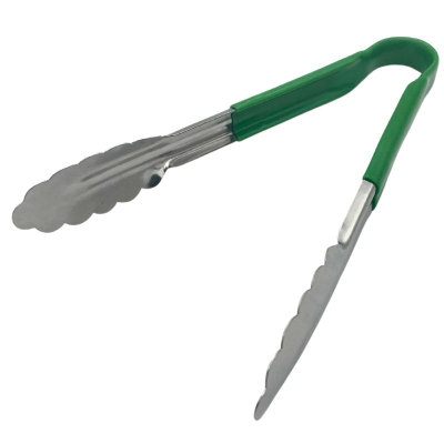 Colour Coded Steel Utility Tong Green 10"
