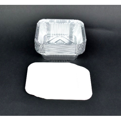 Essential Aluminium Foil Container Lid 14.5 x 12cm (Pack 18)