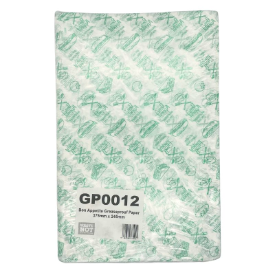 Freshly Made For You Greaseproof Paper 375mm x 245mm