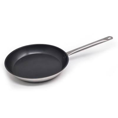 Professional Non Stick Stainless Steel Frying Pan 12", 30cm