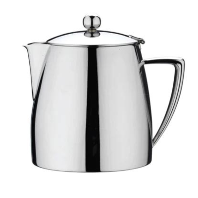 Art Deco 10oz / 0.3L Teapot 18/10 Premium Stainless Steel