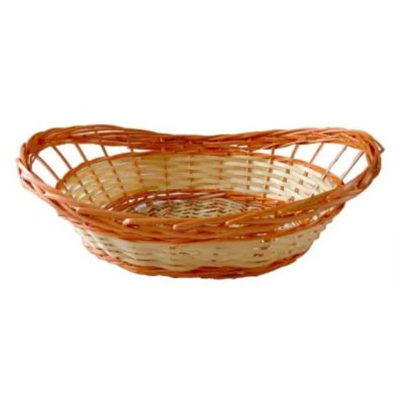 Oval Shaped Two Tone Tray Basket 38cm