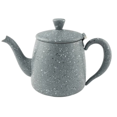 Grunwerg Café Olé Premium Steel Teapot Grey Granite 35oz