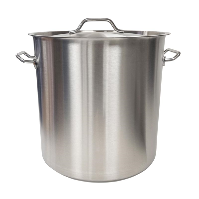 Professional Stainless Steel Deep Stock Pot 40cm, 50 Litres