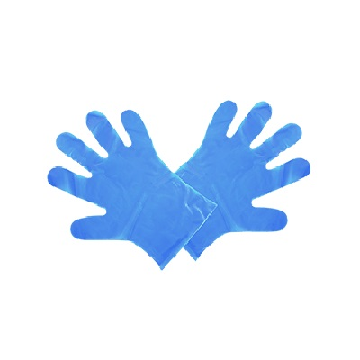Vegware Medium Food Prep Gloves Blue (Pack 100)