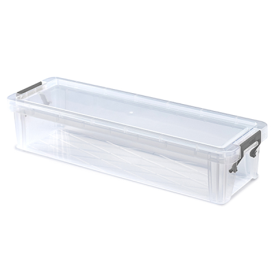 Whitefurze 2.2 Litre Allstore Storage Box with Silver Clamp