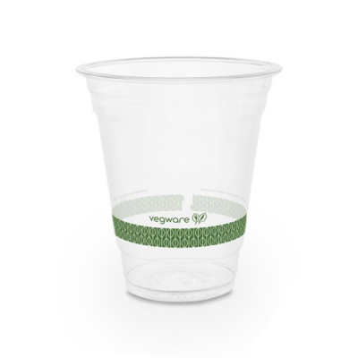 Vegware Biodegradable 12oz Standard PLA Cold Cup (Pack 50) [20]