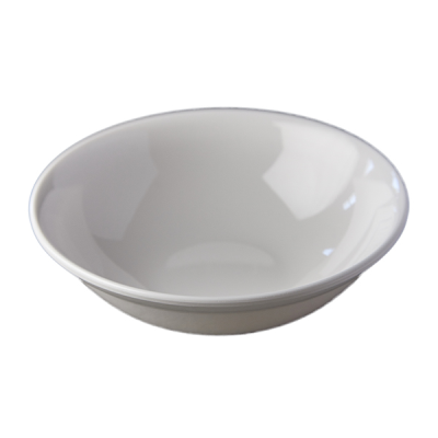 Melamine Round Bowl White 18cm