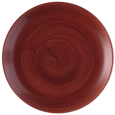 Churchill Stonecast Patina Red Rust Evolve Coupe Plate 6.5" (Pack 12)