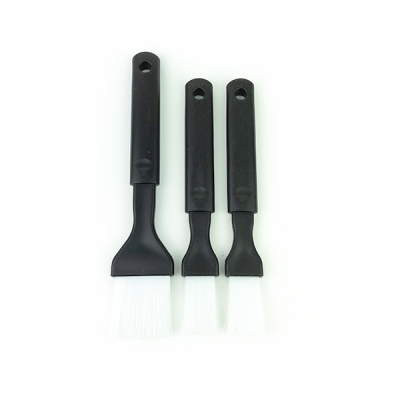 Black Handle Nylon Pastry Brush Set (Pack 3)