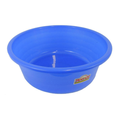 Round Plastic Basin 22" Blue